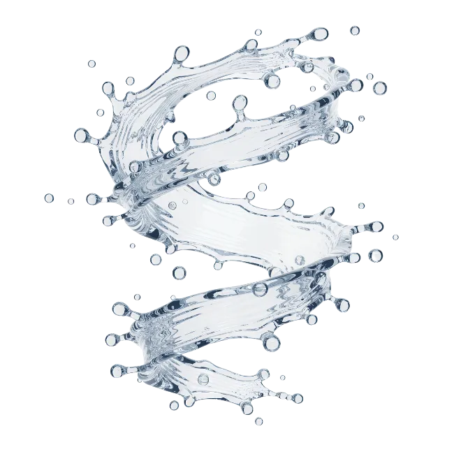 Twisted Water Splash Wave