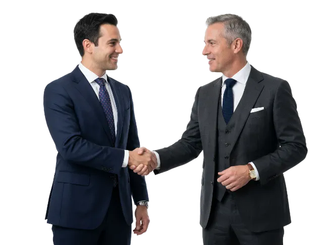 Two Businessmen Shaking Hands