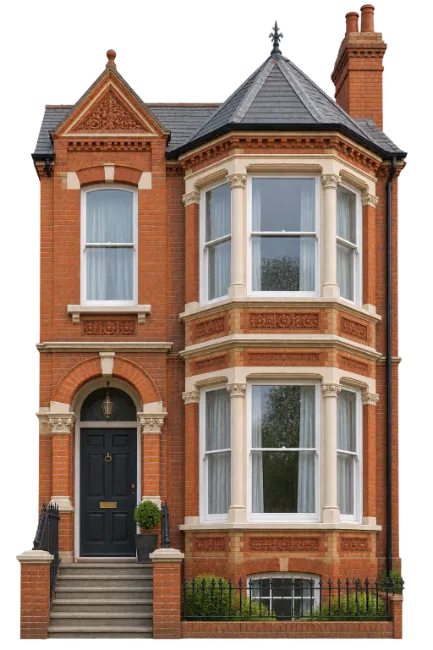 Victorian Red Brick House Architecture