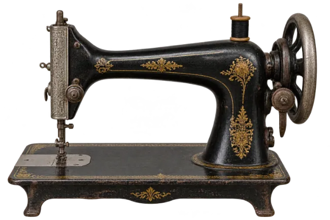 Vintage Black Sewing Machine