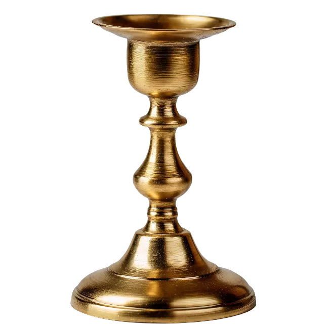 Vintage Brass Candlestick Holder