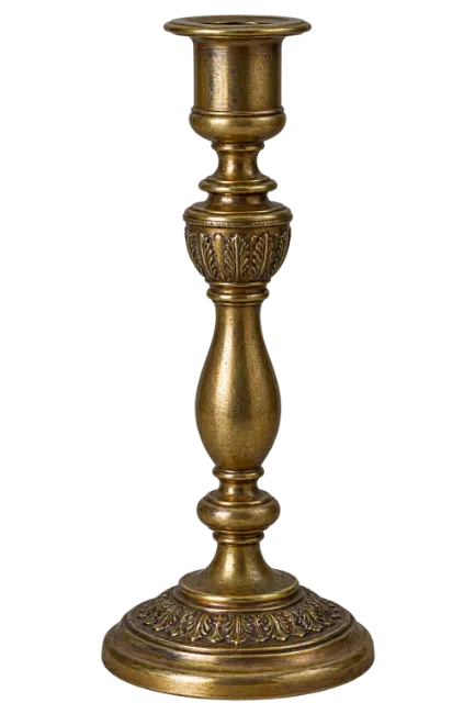 Vintage Brass Candlestick Holder