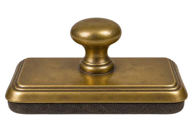 Vintage Brass Desk Stamp
