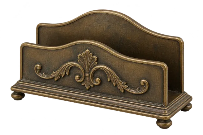 Vintage Brass Napkin Holder