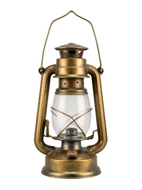 Vintage Brass Oil Lantern