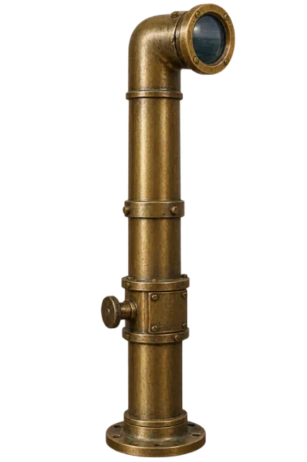 Vintage Brass Periscope Instrument
