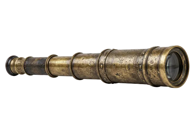 Vintage Brass Spyglass Telescope