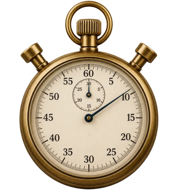 Vintage Brass Stopwatch