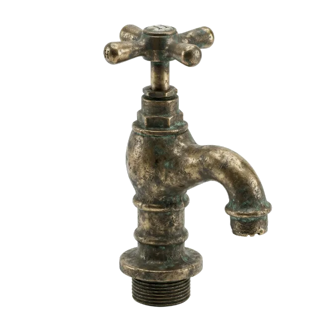 Vintage Brass Water Tap