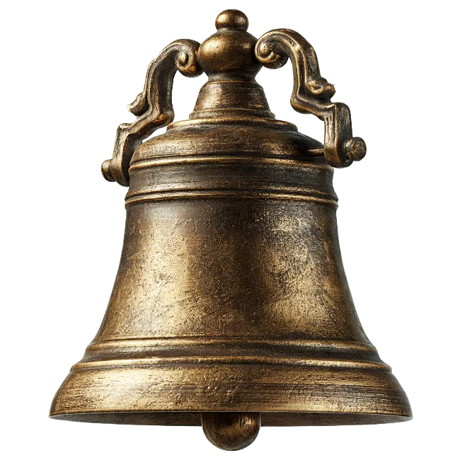 Vintage Bronze Church Bell