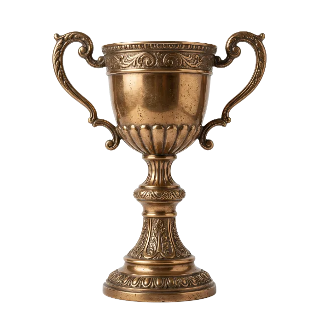 Vintage Bronze Trophy Cup