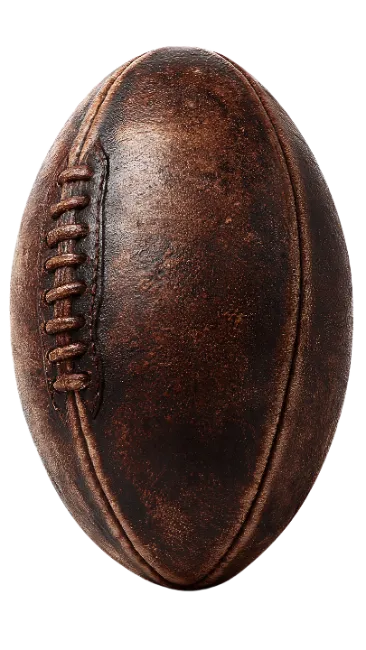 Vintage Brown Leather American Football