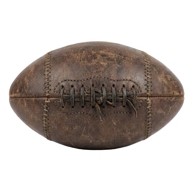 Vintage Brown Leather Football