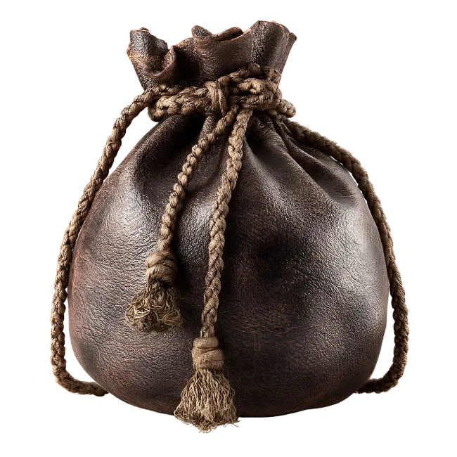 Vintage Brown Leather Pouch
