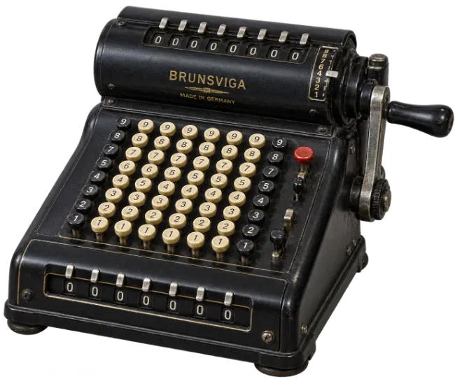 Vintage Brunsviga Mechanical Calculator