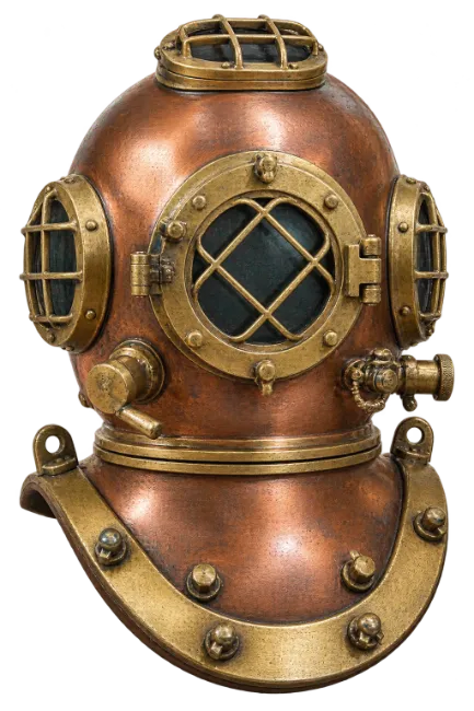 Vintage Deep Sea Diving Helmet