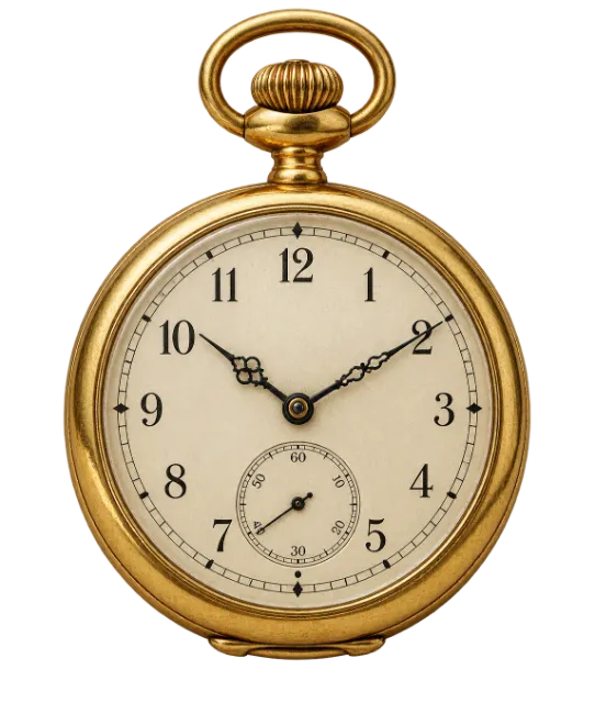 Vintage Gold Pocket Watch