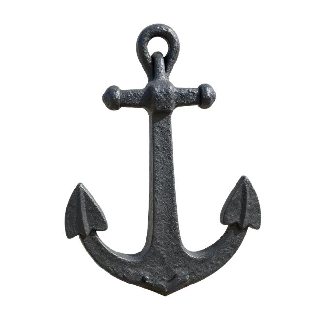 Vintage Iron Ship Anchor