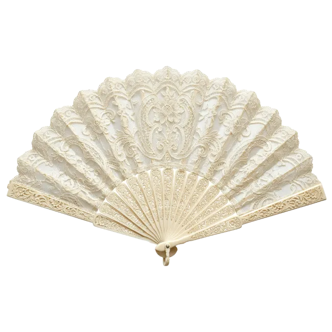 Vintage Lace Hand Fan