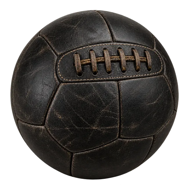 Vintage Leather Soccer Ball