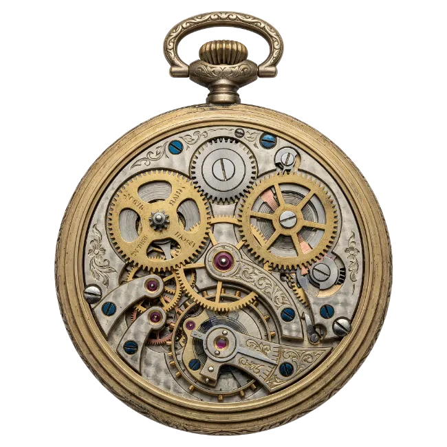 Vintage Mechanical Pocket Watch Movement