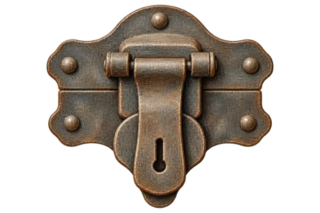 Vintage Metal Chest Latch Hasp