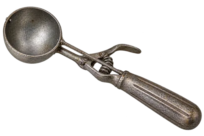 Vintage Metal Ice Cream Scoop