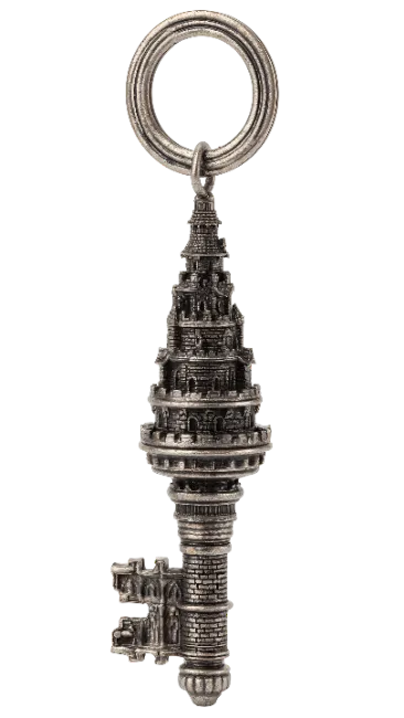 Vintage Metal Key Pendant
