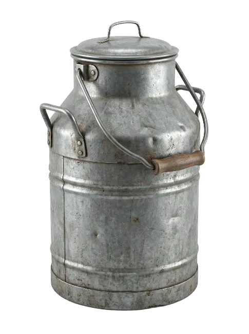 Vintage Metal Milk Can
