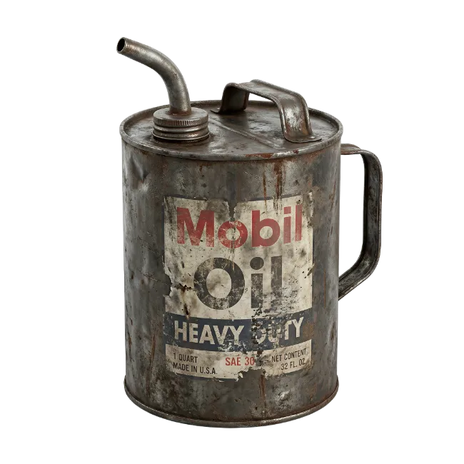 Vintage Mobil Oil Heavy Duty Canister