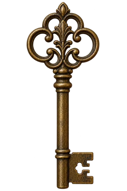 Vintage Ornate Skeleton Key
