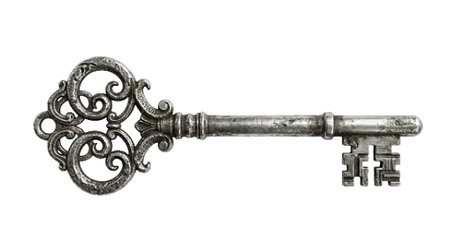 Vintage Ornate Skeleton Key