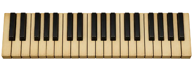 Vintage Piano Keyboard