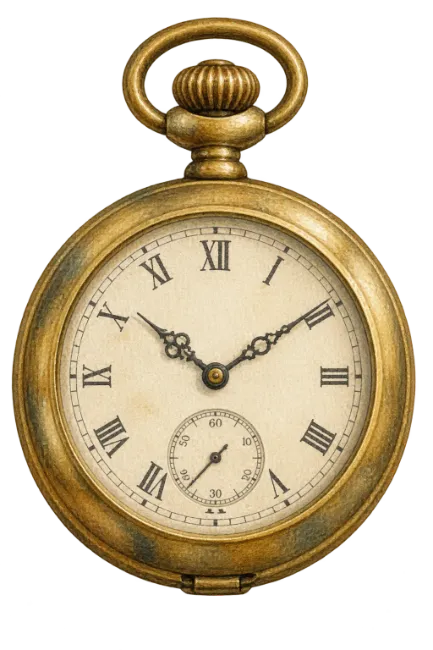 Vintage Pocket Watch illustration