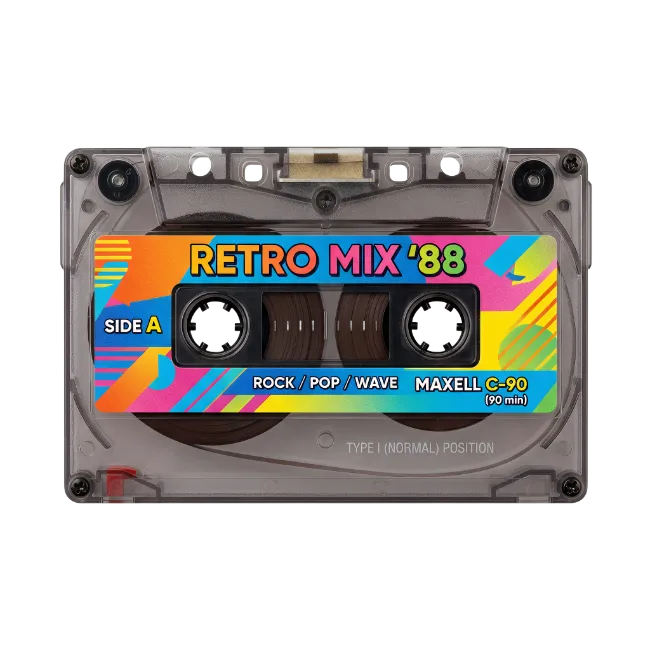 Vintage Retro Mix Cassette Tape