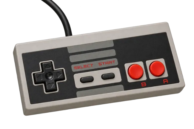 Vintage Retro Video Game Controller