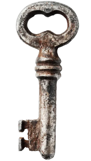 Vintage Rusted Skeleton Key