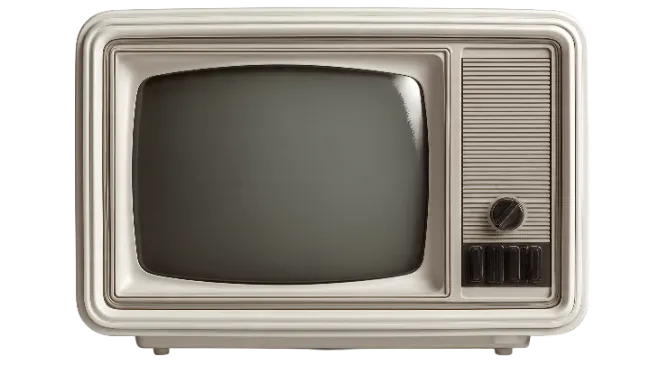 Vintage Television Set