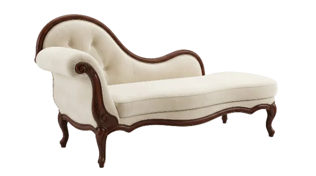 Vintage Tufted Chaise Lounge