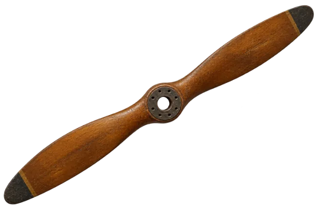 Vintage Wooden Airplane Propeller