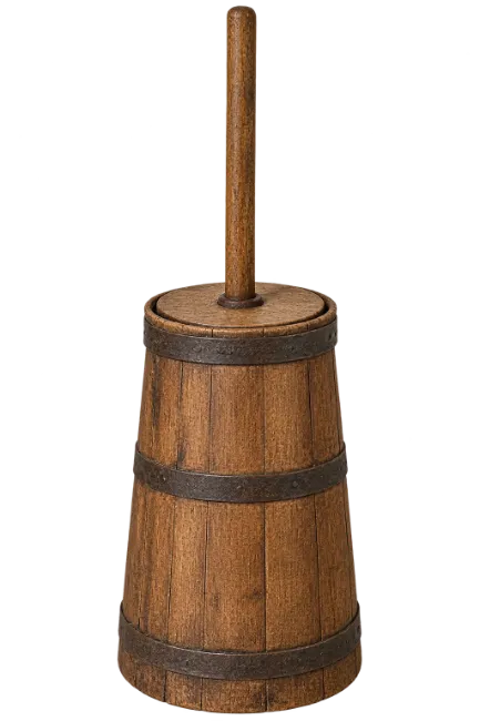 Vintage Wooden Butter Churn