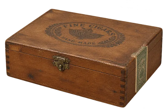 Vintage Wooden Cigar Box