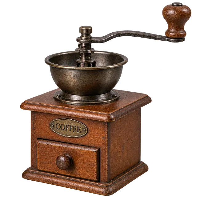Vintage Wooden Coffee Grinder