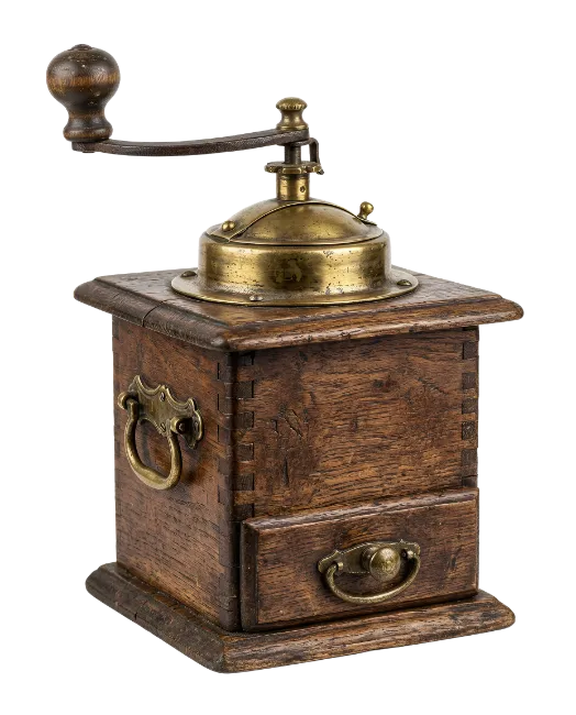 Vintage Wooden Coffee Grinder