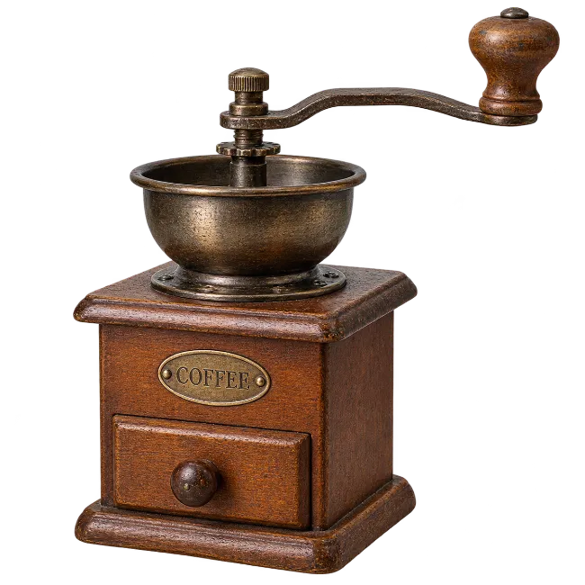 Vintage Wooden Coffee Grinder