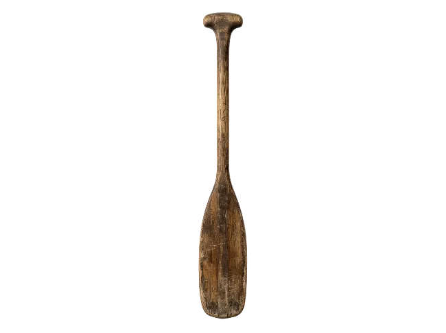 Vintage Wooden Oar Paddle