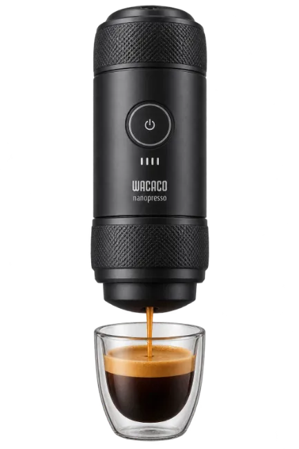Wacaco Nanopresso Portable Espresso Maker Brewing Coffee