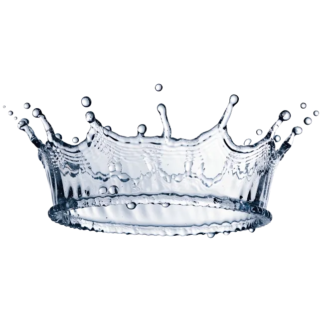 Water Splash Crown Shape