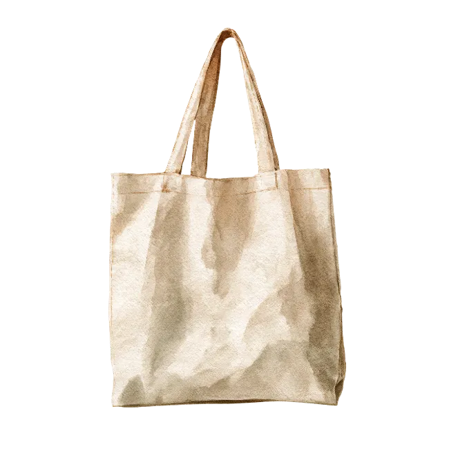 Watercolor Canvas Tote Bag