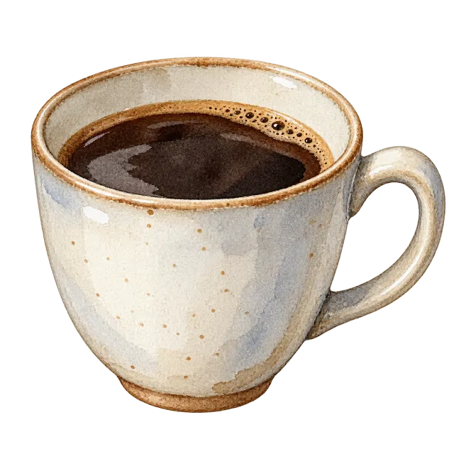 Watercolor Coffee Cup